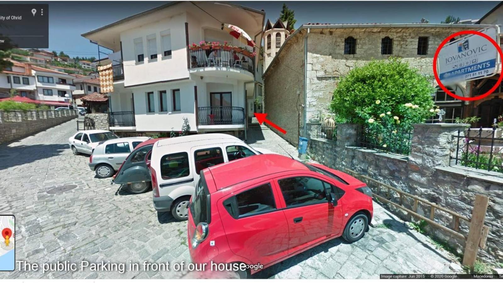 Jovanovic Guest House โอครีด ภายนอก รูปภาพ